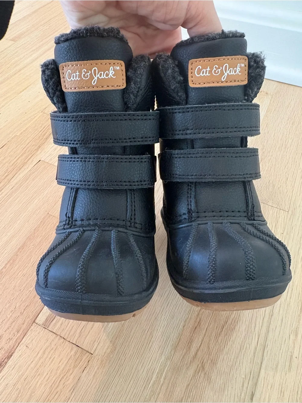 Cat & Jack Black Winter Boots